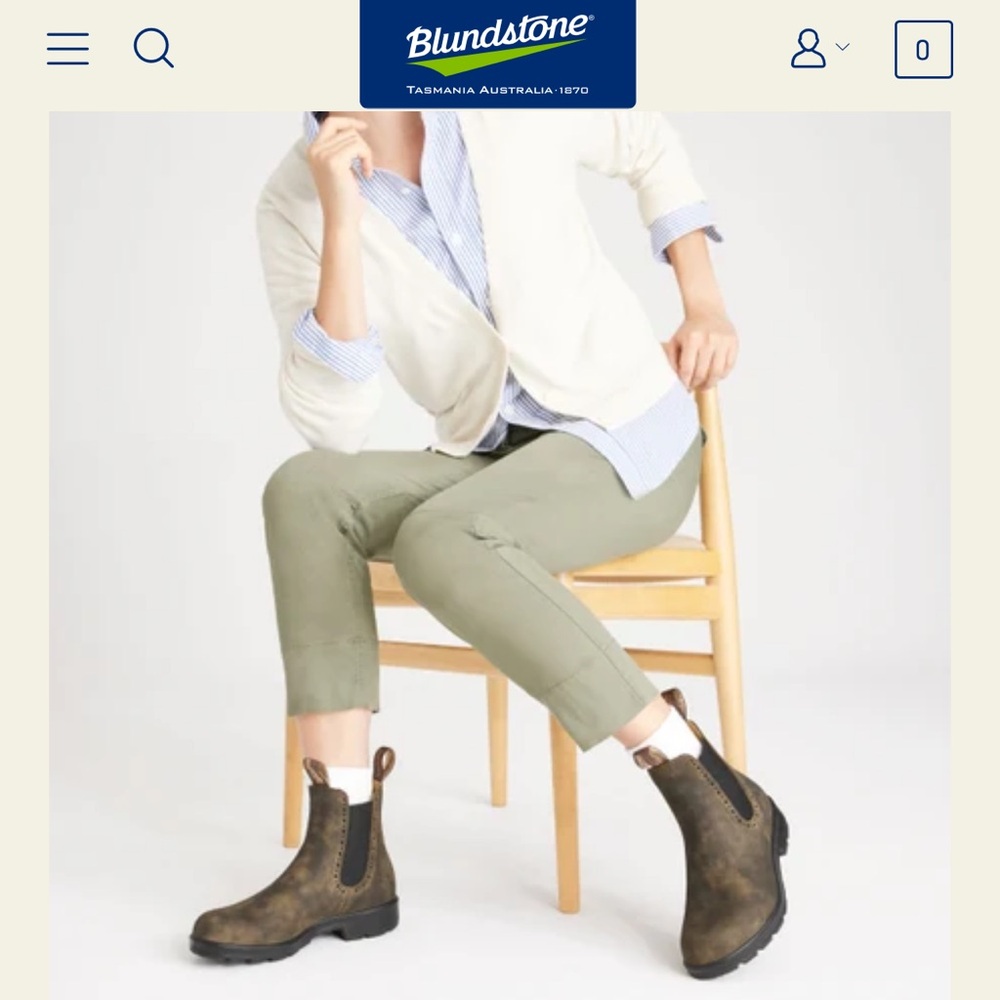 Blundstone Women’s Originals High Top Boots - Rustic Brown - Picture 4 of 4